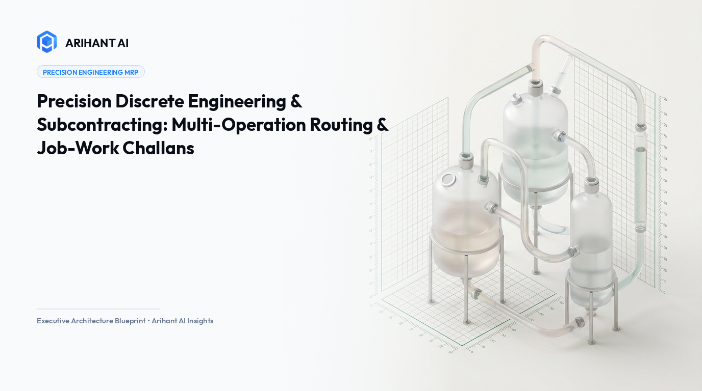 Precision Discrete Engineering & Subcontracting: Multi-Operation Routing & Job-Work Challans