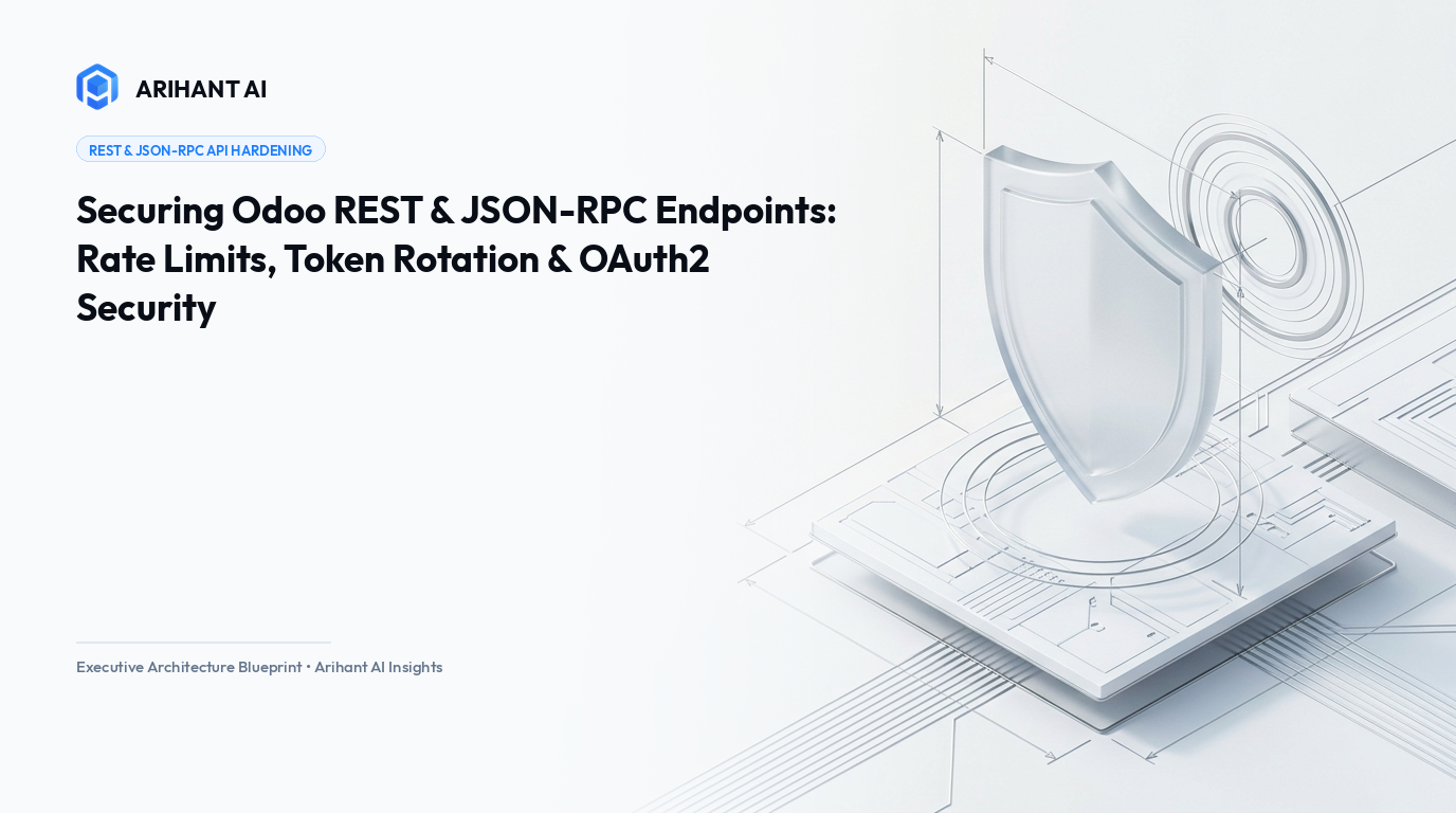 Securing Odoo REST & JSON-RPC Endpoints: Rate Limits, Token Rotation & OAuth2 Security